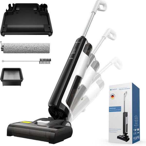 redroad Nass-Trocken-Akkusauger 2026 Nass Trockensauger 18000Pa nasssauger mit Elektrolyse Technologie, 250 W, Elektrolyse-Technologie – kraftvolle Reinigung oh
