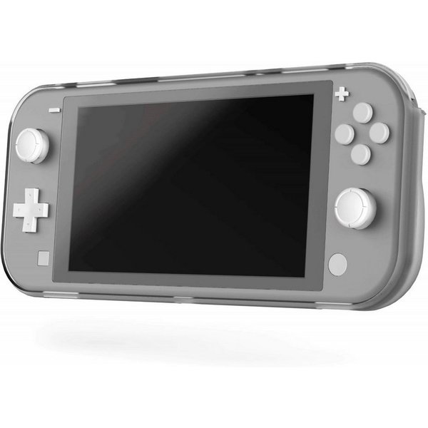Hama Konsolen-Tasche Hard-Case Schutz-Hülle Tasche Grau, Anti-Kratz, besserer Griff, Grip-Cover für Nintendo Switch Lite