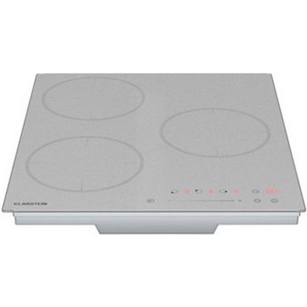 Klarstein Induktions-Kochfeld Delicatessa 45 Induktionskochfeld 45 cm 6600W 3 Zonen Slider Boost 10046343, Einbau-Kochfeld autark Glaskeramik 45 cm mit Touch & 