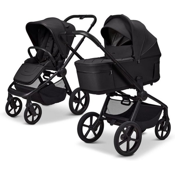 Moon Kombi-Kinderwagen Resea Fold Diamond Kombikinderwagen, Mit einem einzigen Handgriff inklusive Babywanne zusammenfaltbar
