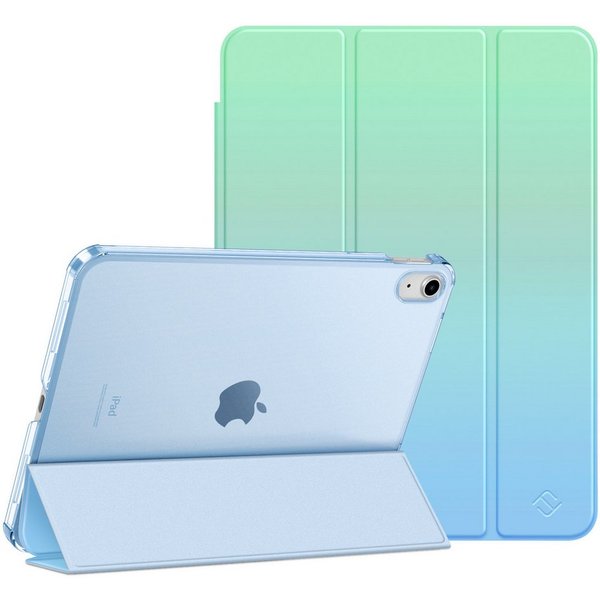 Fintie Tablet-Hülle für iPad 11. Generation 2025 (A16) 11 Zoll, iPad 10. Generation 2022 10.9 Zoll, Ultradünn Case mit transparenter Rückseite Abdeckung, Auto S