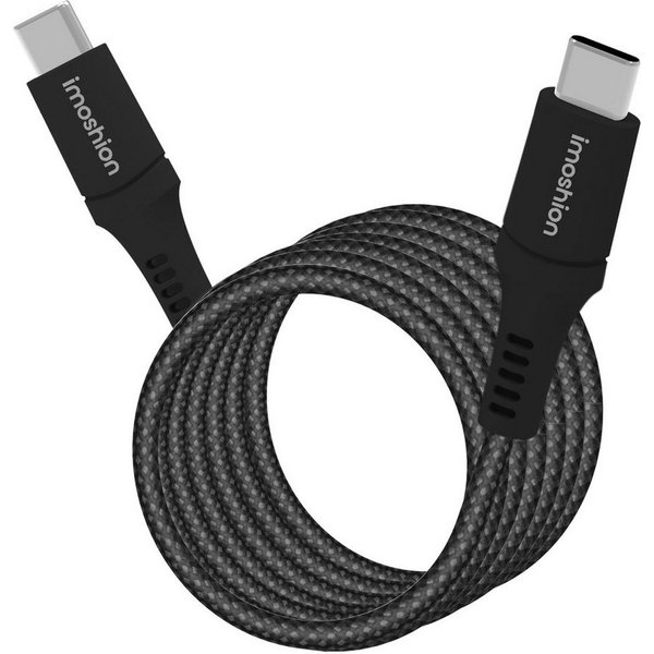 imoshion imoshion Magnetisches geflochtenes Kabel – USB-C auf USB-C – 1 Meter – USB-Kabel