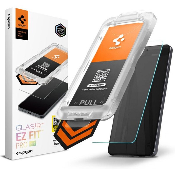 Spigen Displayschutzglas Glas.Tr Ez Fit Pro HD gehärtetes Schutzglas für Samsung Galaxy S26 für Samsung Galaxy S26, 1 x Spigen Glas.tR „EZ Fit Pro“ Displayschut