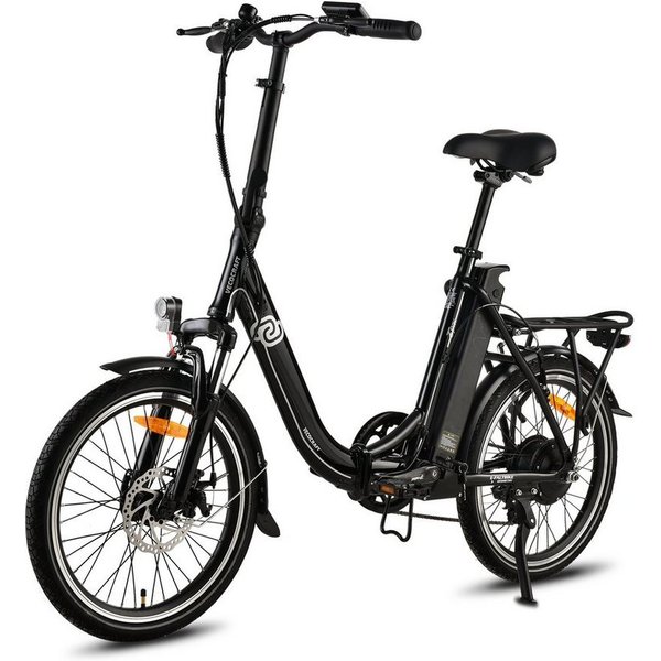VECOCRAFT E-Bike Faltrad E-Pax 20Zoll, 7 Gang Shimano Schaltwerk, Kettenschaltung, Heckmotor, 468,00 Wh