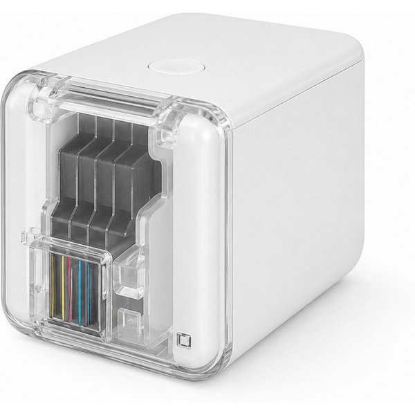 Diyarts Tintenstrahldrucker, (WLAN (Wi-Fi), Tragbarer Farbdrucker – 1200 dpi, WLAN & Bluetooth, nur 160 g)