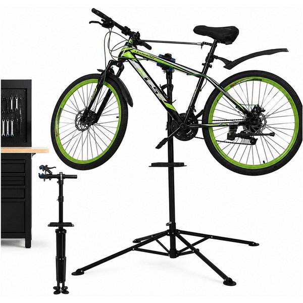 Mucola Fahrrad-Montageständer Fahrradmontageständer 360° drehbar höhenverstellbar Reparaturständer (Stück, 1-tlg., Montageständer), Lackschonend