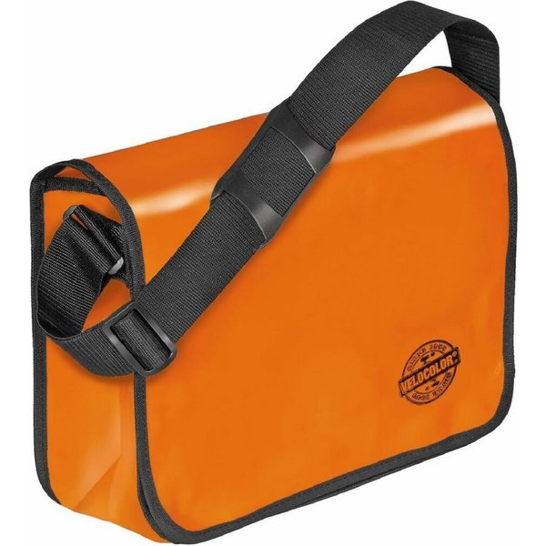 VELOFLEX Laptoptasche Umhängetasche orange für Ordner Velocolor