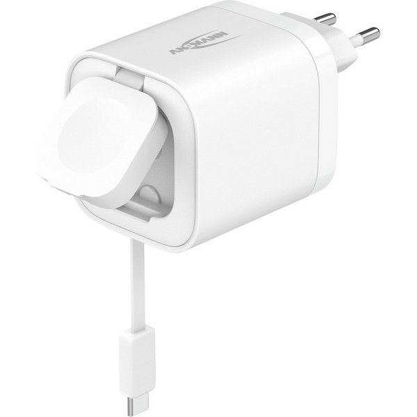 ANSMANN AG Ansmann HC265PD USB Ladegerät 65 W 1x USB-A, 1x USB-C® Weiß USB-Ladegerät (HC265PD)