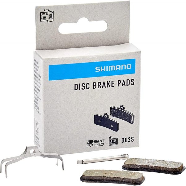 Shimano Scheibenbremse Shimano D03S-RX Resin Bremsbeläge Typ D - 4-Kolben, 1 Paar