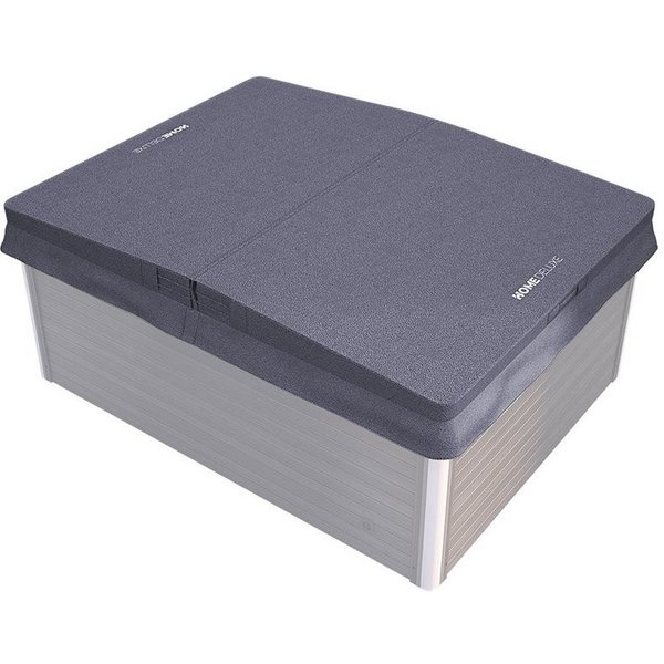 HOME DELUXE Pool-Abdeckplane Thermoabdeckung für Oudoorwhirlpool, Thermoabdeckung mit Gefälle, hochisolierende Thermoabdeckung