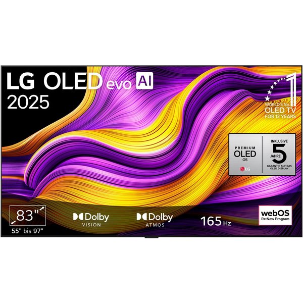 LG OLED83G57LW OLED-Fernseher (210 cm/83 Zoll, 4K Ultra HD, Smart-TV)