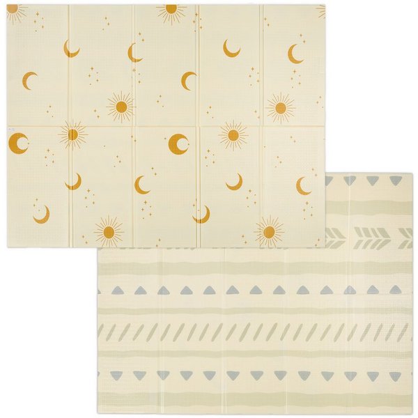 relaxdays Spielmatte Faltbare Spielmatte mit Motiv (1-St), A