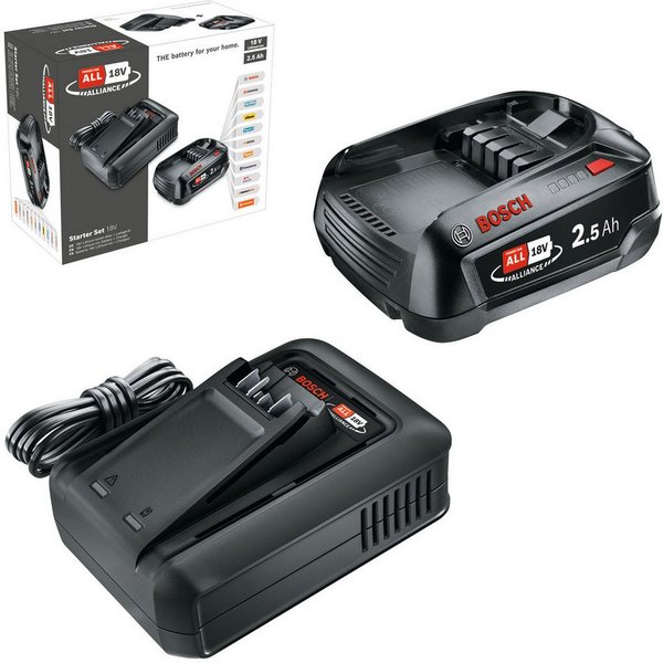 Bosch Home & Garden »PBA 18V 2.5Ah« Akku Starter-Set, inkl. Ladegerät