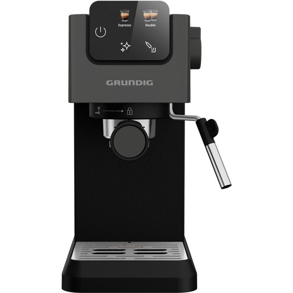 Grundig Espressomaschine KSM 4330, 1628W Espressomaschine mit 15 Bar, Touch & BrewSense™