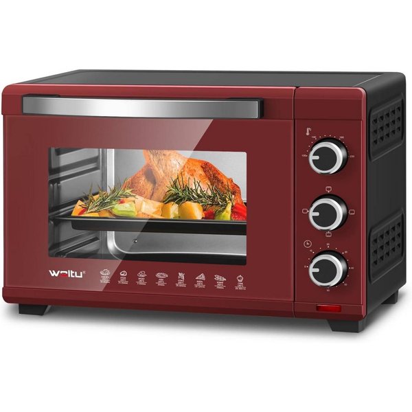 Woltu Minibackofen, Toastofen mit Timer, 28 Liter 1600W