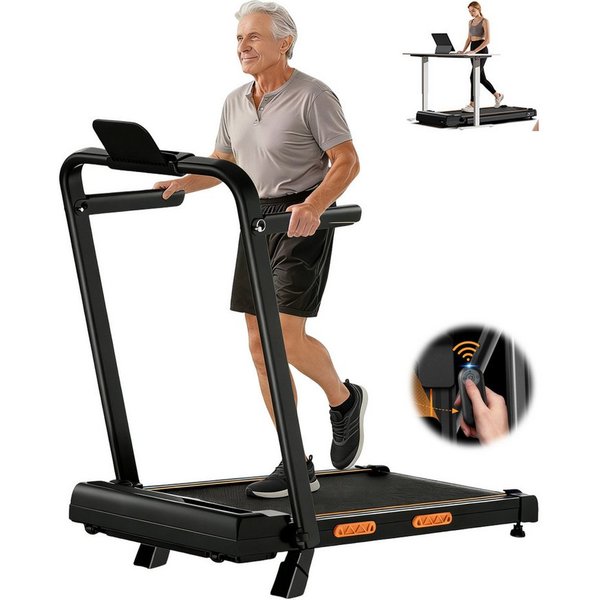 BAYMATE Laufband 12 voreingestellte Programme Für Zuhause (2,5-PS-Motor bis zu 10 km/h, 150 kg Belastbarkeit, LED-Anzeige und Fernbedienung), mit 16 % Steigung