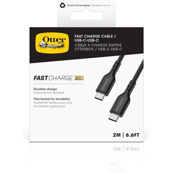 Otterbox Standard USB-C zu USB-C PD-Kabel 2m USB-Kabel, USB Typ C, (200 cm)