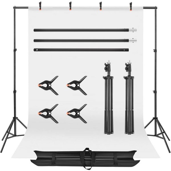 Youyijia Kamerahalterung Foto Hintergrund Ständer 2 x 2m Verstellbarer Fotostudio