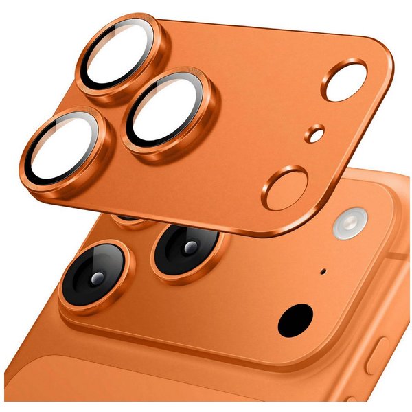 SmartUP Kameraschutzglas für iPhone 17 Pro Max Titan Metall Kameraglas Panzerglas Panzerfolie für iPhone 17 Pro Max, Titan Kameraglas