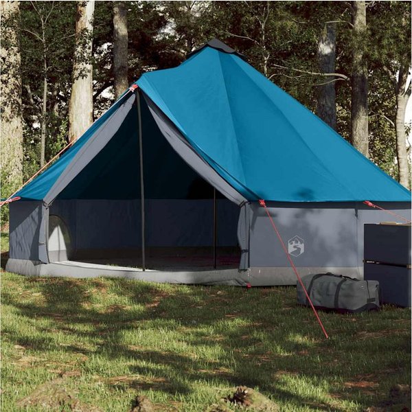 furnicato Faltzelt Familienzelt Tipi 305 x 305 x 200 cm Blau, (1 tlg)