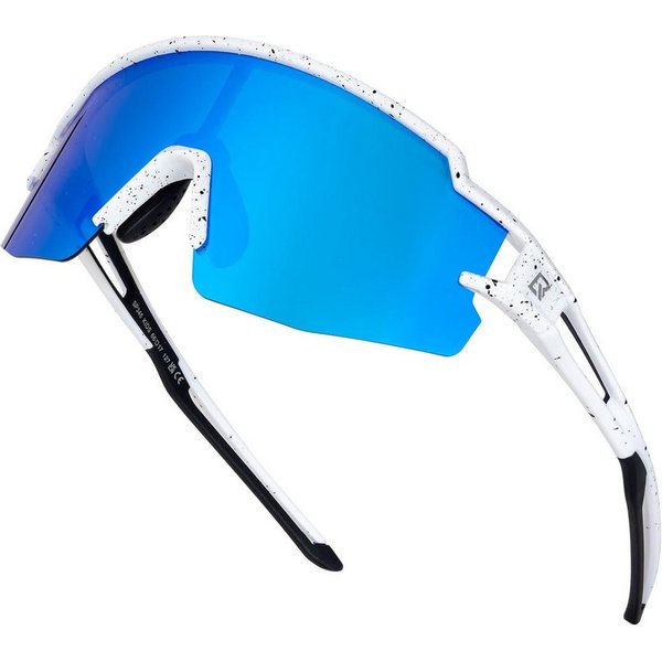 ROCKBROS Fahrradbrille Sportbrille Kinder Outdoor Radfahren Wandern TR90 Rahmen, polarisierte Gläser, UV400 Schutz, winddicht, rutschfest, verstellbar