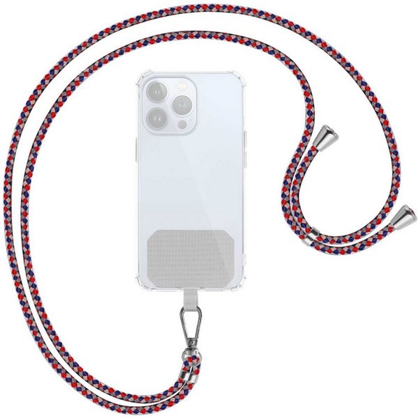 mtb more energy Handykette Universal (HBS) Metallfarbe silber, für nahezu alle Smartphone-Hüllen
