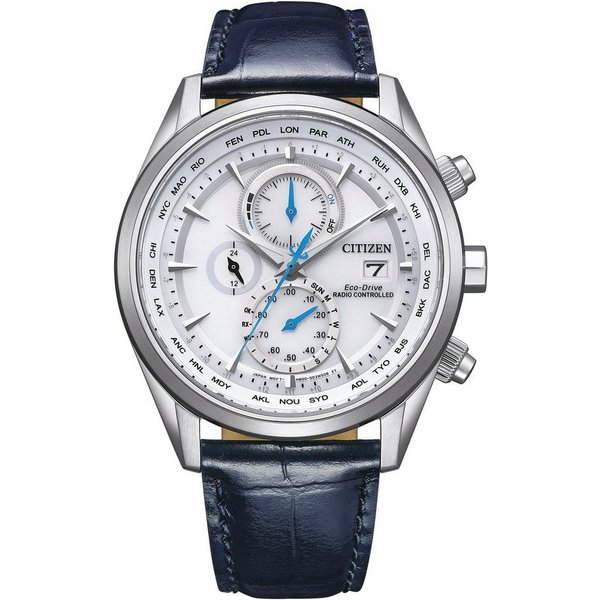 Citizen Funk-Multifunktionsuhr AT8260-18A, Armbanduhr, Herrenuhr, Solar, Lederarmband, Saphirglas, Datum