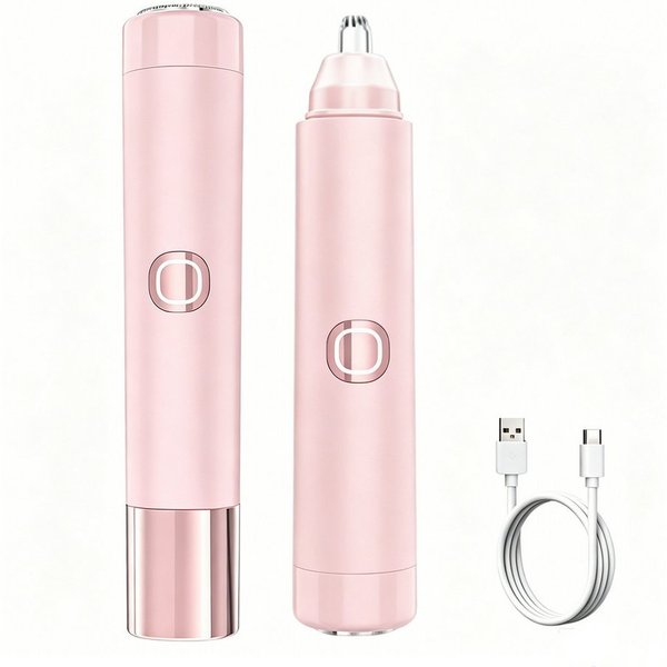 inschimmer Gesichtsepilierer 2-in-1 USB Augenbrauenrasierer Gesichtshaarentferner Epilierer Damen