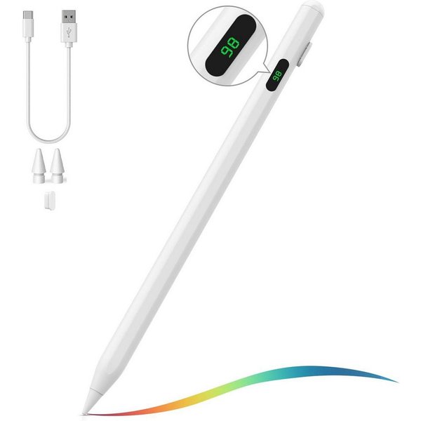 Fyrove Eingabestift Stylus Pen für Touchscreen, Aktiver Universal Stylus Stift (Kompatibel mit iPad/iPhone/Samsung & Anderen iOS/Android Smartphone Tablet Gerät