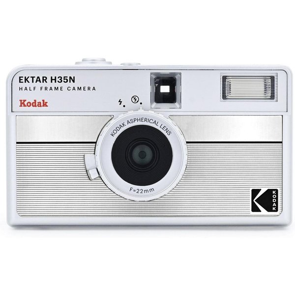 Kodak Half Frame Film Camera EKTAR H35N Silver Kompaktkamera