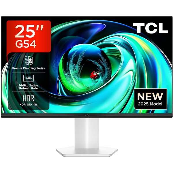 TCL 25G54XD Gaming-Monitor (62 cm/25 ", 1920 x 1080 px, Full HD, 5 ms Reaktionszeit, 144 Hz, IPS)