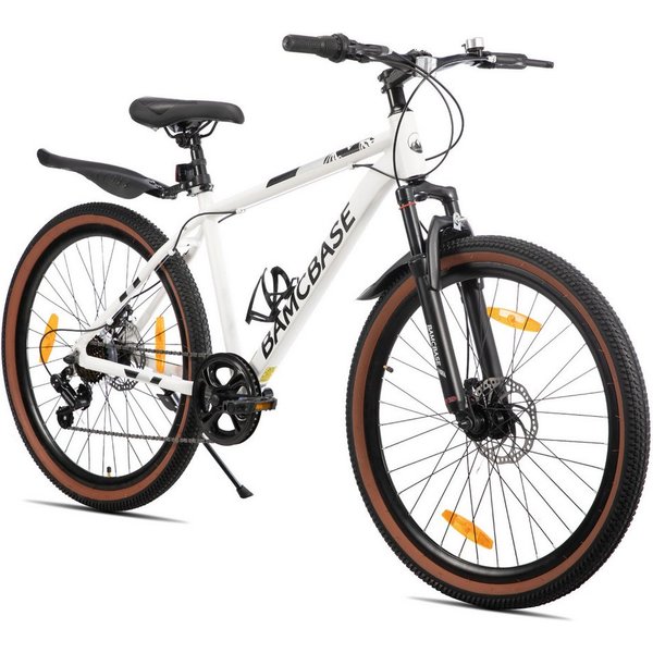 HILAND Mountainbike 26" Aluminium-Mountainbike Bloomer mit Shimano 7-Gang-Schaltung