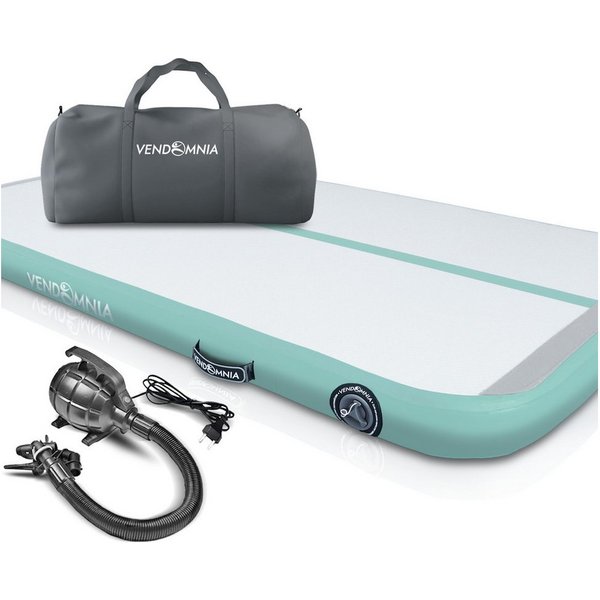 VENDOMNIA Turnmatte AIR Tracking TRACK Matte - aufblasbar, Tumbling Matte (10 cm - 20 cm hoch, mit elektrischer Pumpe, Farbwahl, Größe: 1 2 3 4 m Tumblingmatte,
