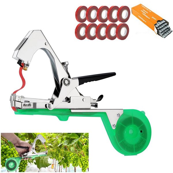 FANNOU Bindegerät Bindezange für Pflanzen, Pflanzenbindemaschine, Landwirtschaft Garten Bindemaschine, Handbindemaschine Bindewerkzeug