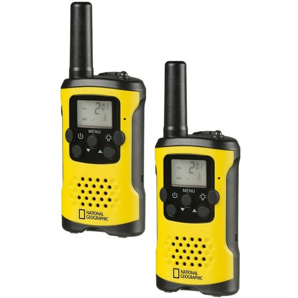 NATIONAL GEOGRAPHIC Walkie Talkie NATIONAL GEOGRAPHIC Walkie-Talkies mit hoher Reichweite bis zu 6 km u…