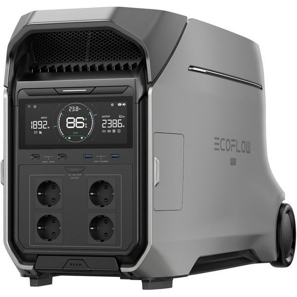 Ecoflow EF ECOFLOW DELTA Pro 3 Tragbare Powerstation, 4096Wh LFP-Batterie Powerstation EcoFlow DELTA Pro 3 EcoFlow DELTA Pro 3 1280000 mAh, Erweiterbar auf 12 k