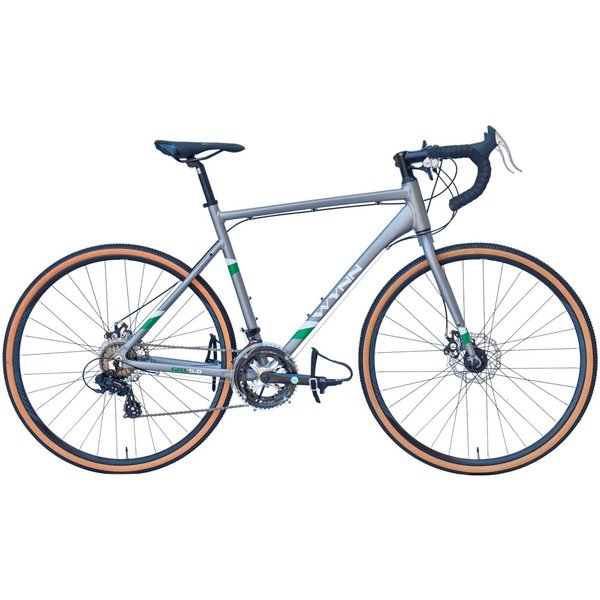 WYNN Gravelbike GRL5.0, 14 Gang Shimano Tourney Schaltwerk, Kettenschaltung