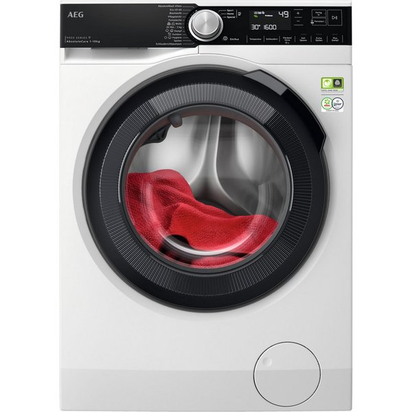 AEG Waschmaschine 9000 AbsoluteCare® LR9W80600 914501216, 10 kg, 1600 U/min, SoftWater: Schützt Farbe und Form durch enthärtetes Wasser bei 30°C