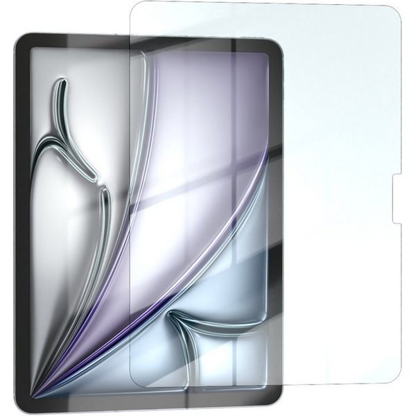 EAZY CASE Displayschutzglas Schutzglas für Apple iPad Air 11 (2024), 11 Zoll Panzerglas Displayfolie Tabletschutz Glasfolie Kratzschutz
