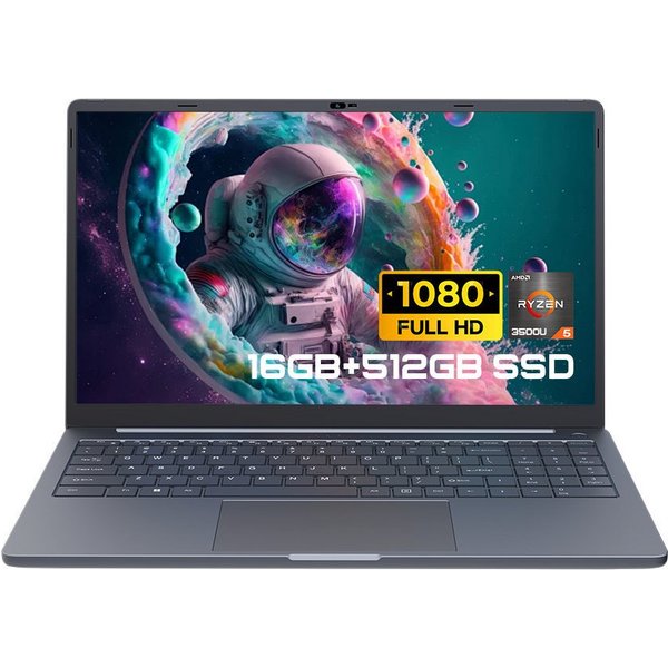 Ninkear Laptop 15.6"Full HD Display AMD Ryzen 5 3500U,16GB RAM 512GB SSD Notebook (39,6 cm/15.6 Zoll, AMD AMD Ryzen 5 3500U AMD Ryzen 5 3500U, AMD Ryzen 5 3500U
