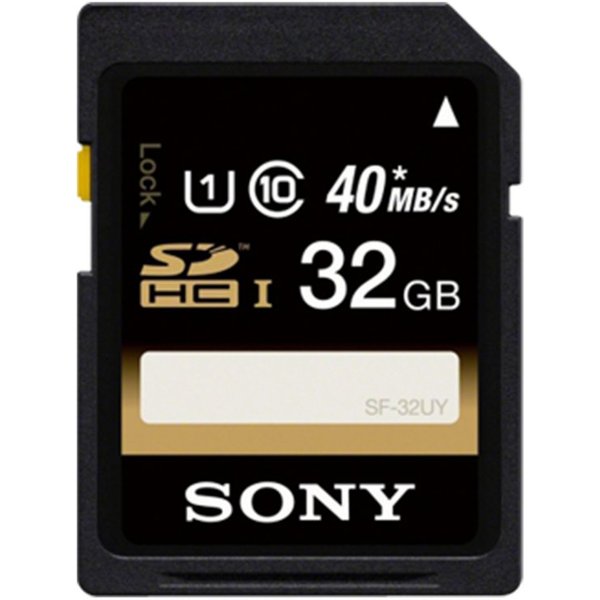 Sony Sony 32GB 90MB/s SDHC Memory Card SF-32UY3 Speicherkarte (32GB GB)