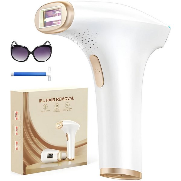 Athlix IPL-Haarentferner IPL-Haarentferner Laser, Schmerzfreies Haarentfernungsgerät Epilierer, 999999 Lichtimpulse, 999.999 Lichtimpulse - Dauerhafte Schmerzlo