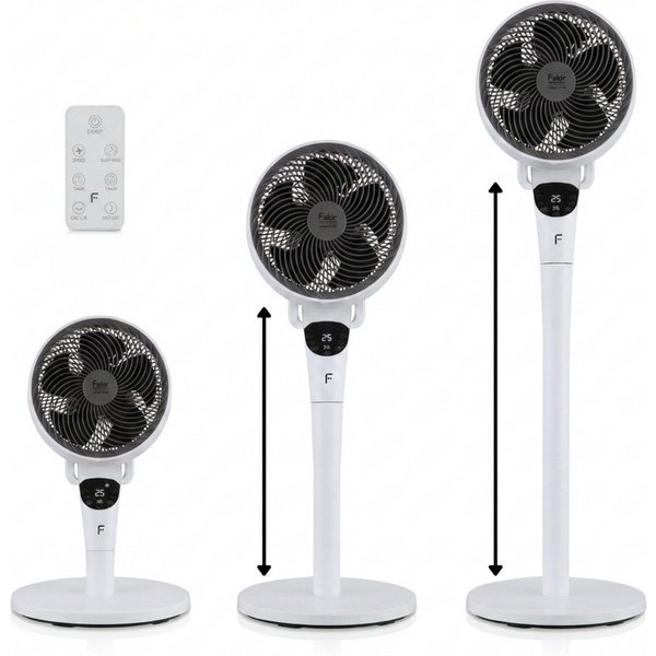 FAKIR Standventilator Stand Tisch Ventilator 2in1 prestige VC550 3D Oszilation