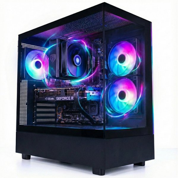 Meinpc Intel Core i9 mit GeForce RTX 5060 Ti 16GB Gaming-PC (Intel Core i9 12900K, RTX 5060 Ti, 32 GB RAM, 1000 GB SSD, Luftkühlung, Gaming, Gamer, RGB, 16 Kern