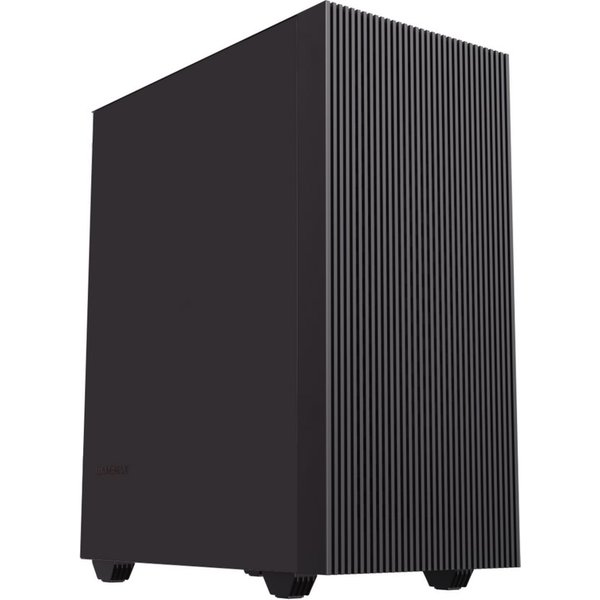 GAMEMAX PC-Gehäuse Edge, Mini-Tower, 1x USB 3.0, 2x USB 2.0, 1x Mikrofon, 1x Audio, schwarz