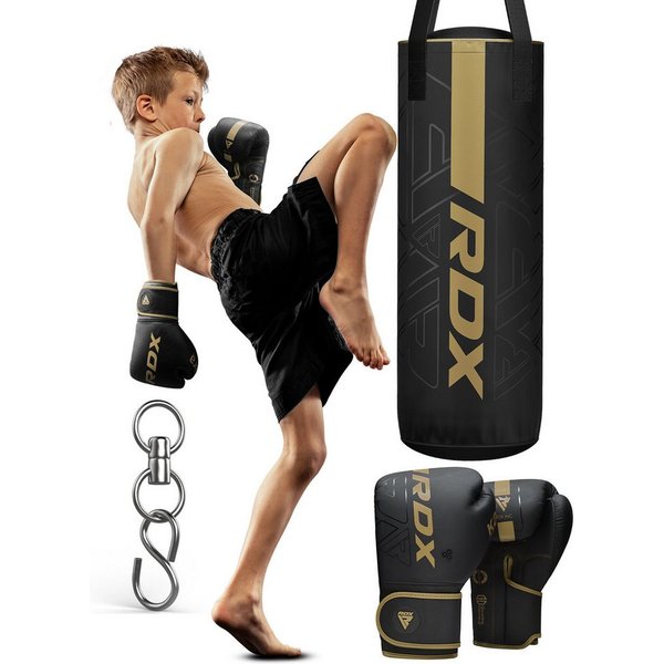 RDX Sports Boxsack RDX Kinder Boxsack 2 Fuß (60,96 cm) und Boxhandschuhe Set