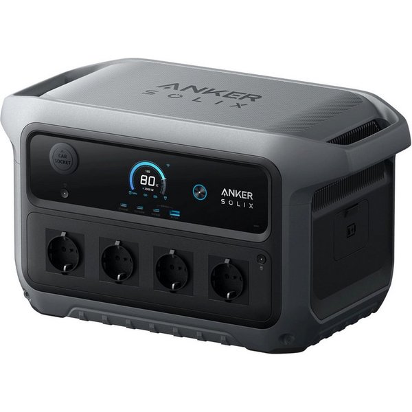 Anker Anker SOLIX C2000 Gen2 PowerStation 2048 Wh 2400W 0% MwSt. Powerbank Anker Solix C2000 Gen2 40000 mAh (5-230 V, 1 St), Insgesamt bis zu 9 Geräte gleichzei