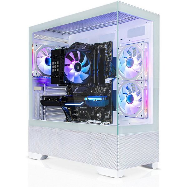 SYSTEMTREFF AMD Ryzen 5 7500F mit AMD Radeon RX 9060 XT 16GB Gaming-PC (AMD 7500F 7500F, Radeon RX 9060 XT, 16 GB RAM, 1000 GB SSD, Luftkühlung)
