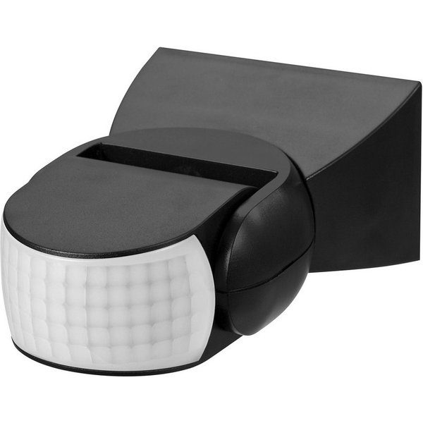 Maclean Lichtsensor MCE201 PIR Bewegungsmelder 180°, IP65, Außenbereich, 12 m Reichweite, (1-St), LED geeignet, Dämmerungssensor, Wandmontage