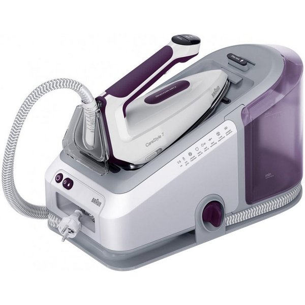 Braun Dampfbügelstation CareStyle 7 IS7266 VI - Dampfbügelstation - weiß/violett